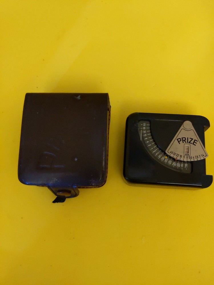Vintage PriNZ Camera Flash Meter! Prize Meter With Leather Case! Bn1