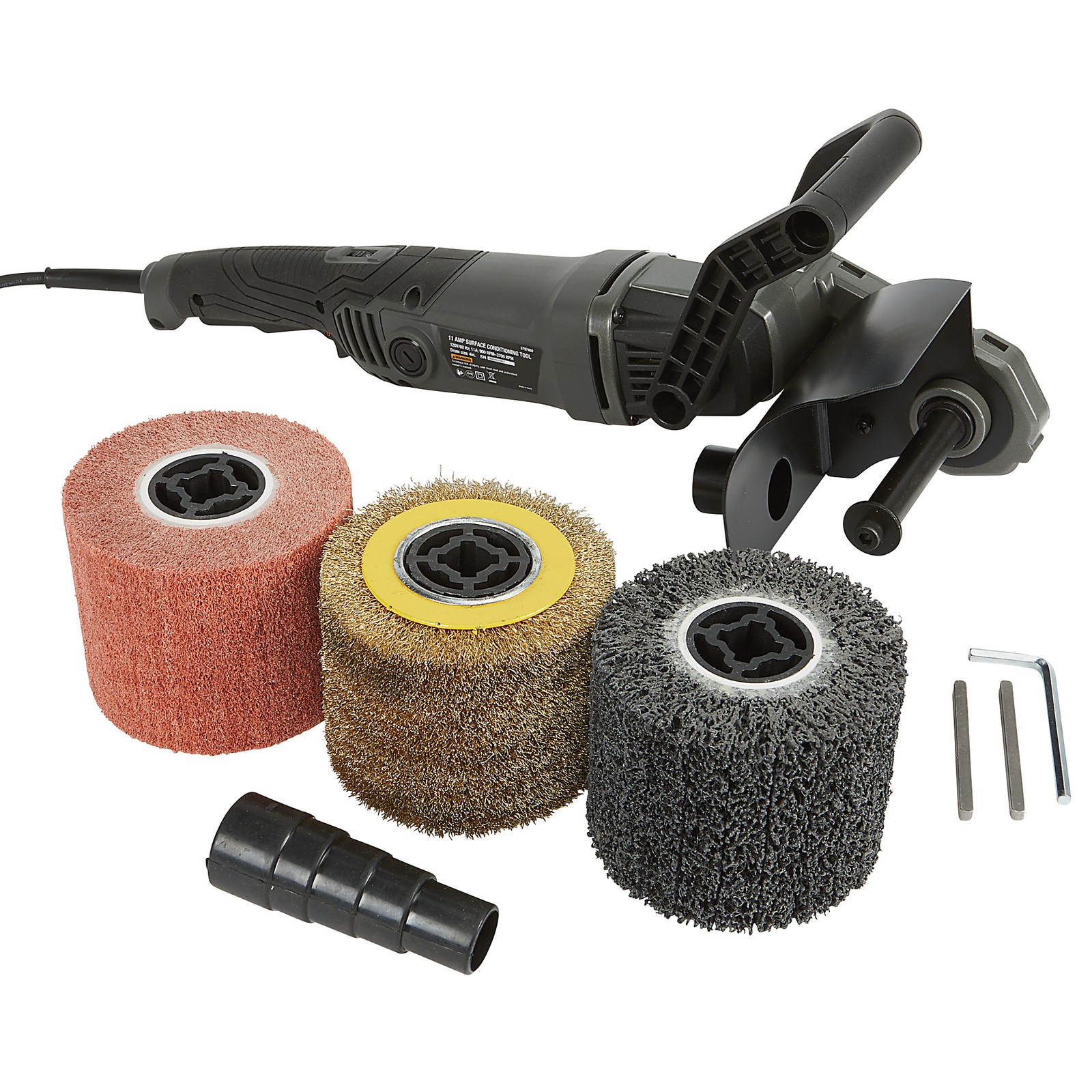 Klutch Electric Surface Conditioning Tool to Prep Metal to Paint, 11 Amps