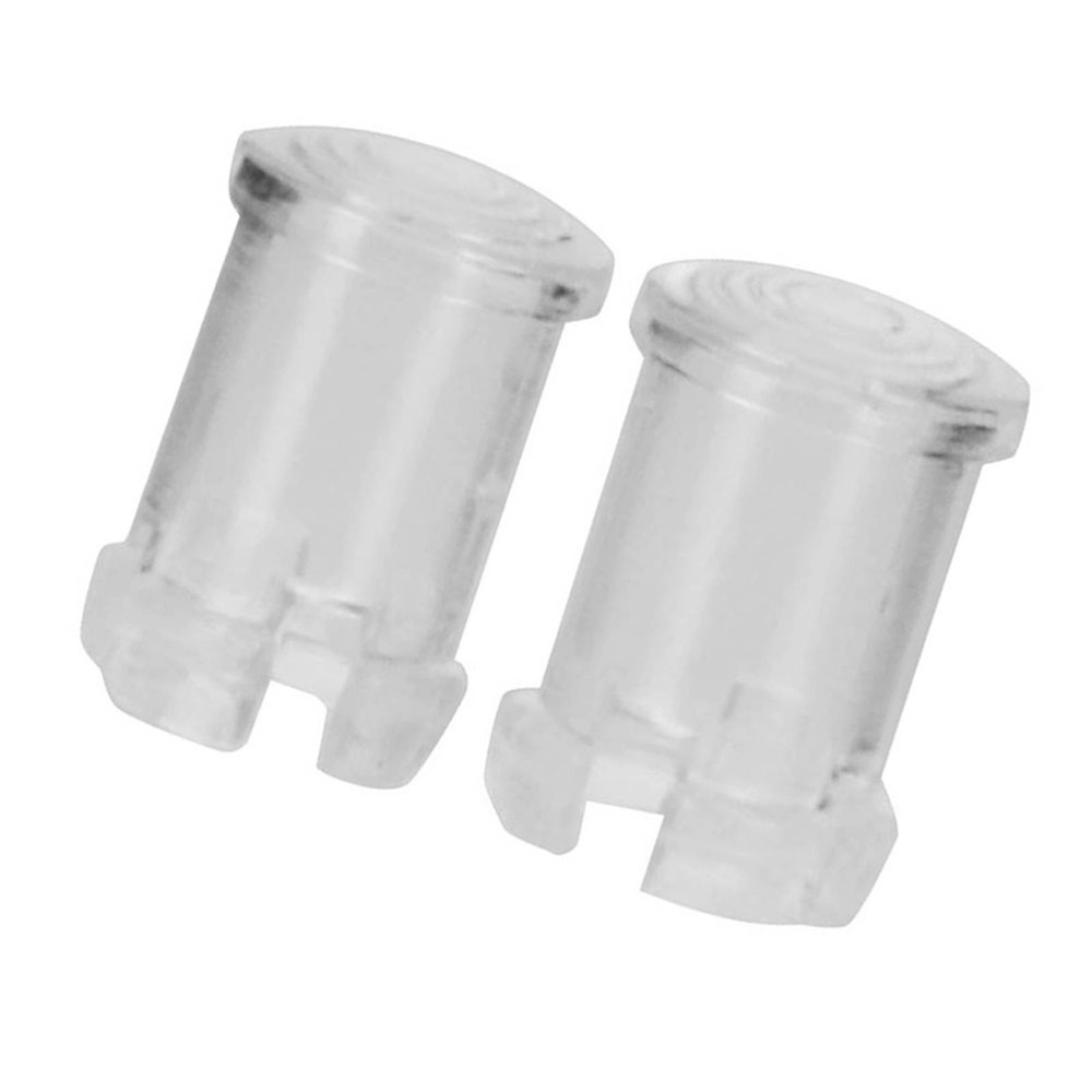 100Pcs Nylon LED Light Emitting Diode Transparent Lamp Light Caps Protective WT