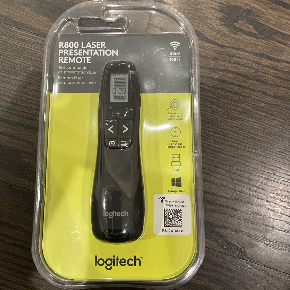 OEM Logitech Professional R800 Presentation Wireless Presenter Remote New Sealed