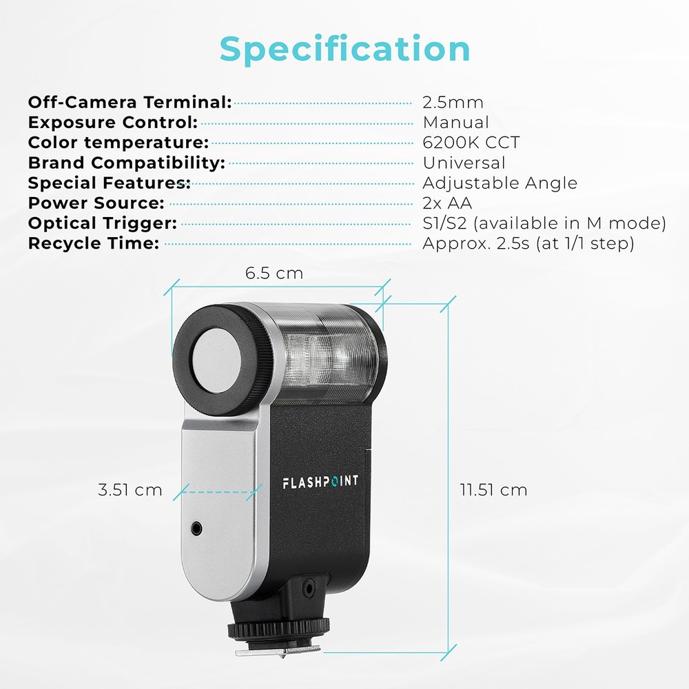 Flashpoint iA32 Mini Flash for Camera #FP-IA32