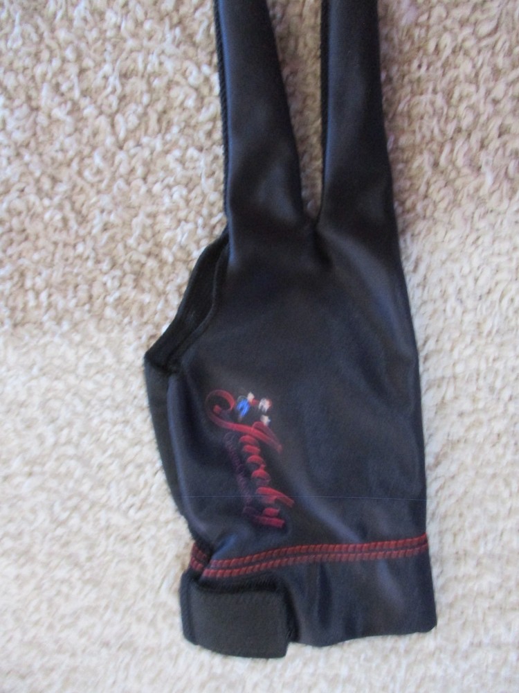 New Red/Black JACOBY Pool Double Stitching-Left Hand Medium-LOWER PRICE
