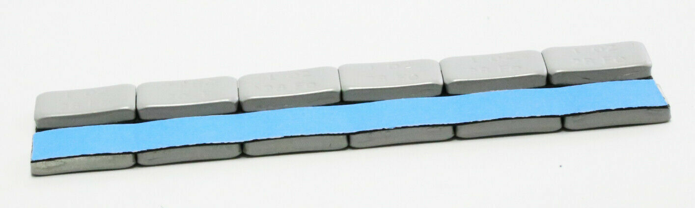 6 BOX 1 OZ GRAY WHEEL WEIGHTS STICK-ON ADHESIVE TAPE 54 LBS LEAD-FREE 864 PIECES
