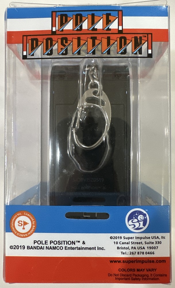 BRAND NEW! POLE POSITION Tiny Arcade Game Retro Mini Electronic Keychain