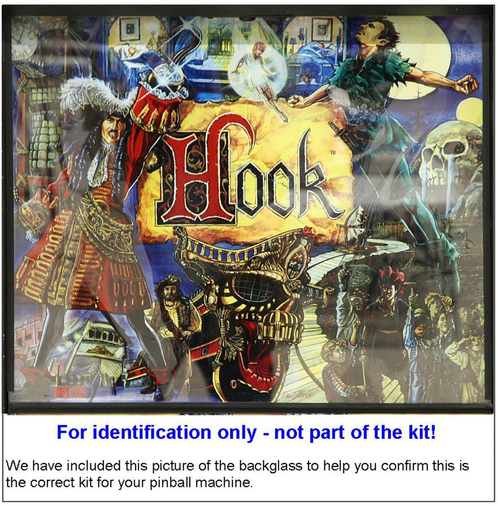 1992 Data East Hook Pinball Machine Rubber Ring Kit