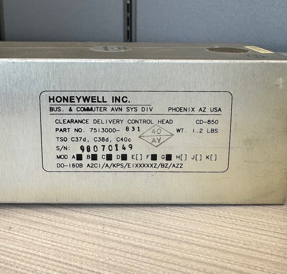 Honeywell CD-850 Clearance Delivery Control Head