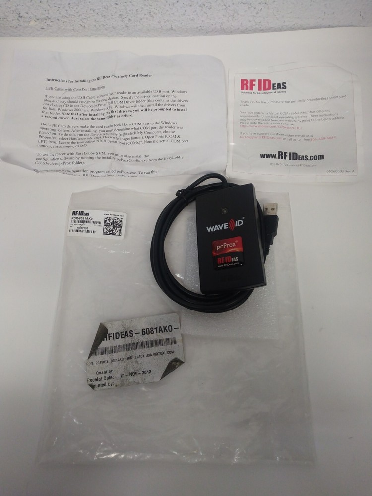 RDR-6081AK0 PCPROX HID ENROL USB CDC READER (USB VIRTUAL COM)