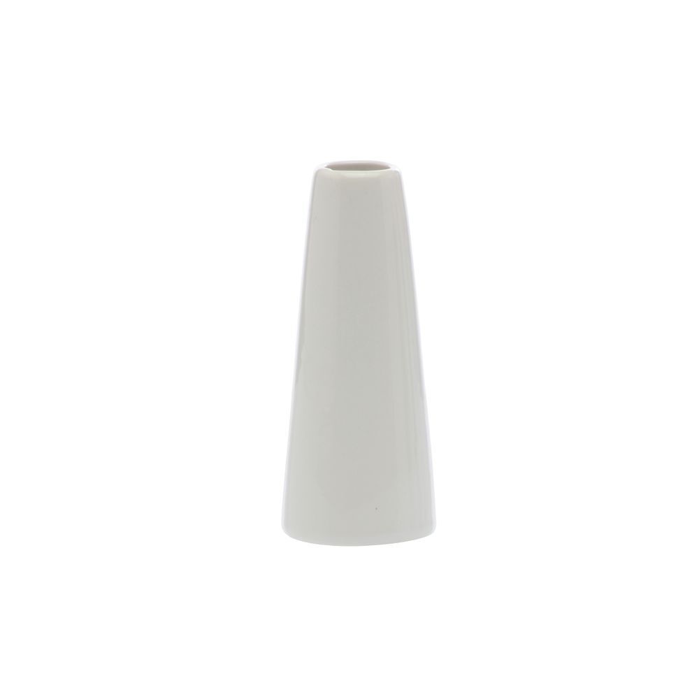 American Metalcraft White Ceramic Prestige 4" Bud Vase Tower