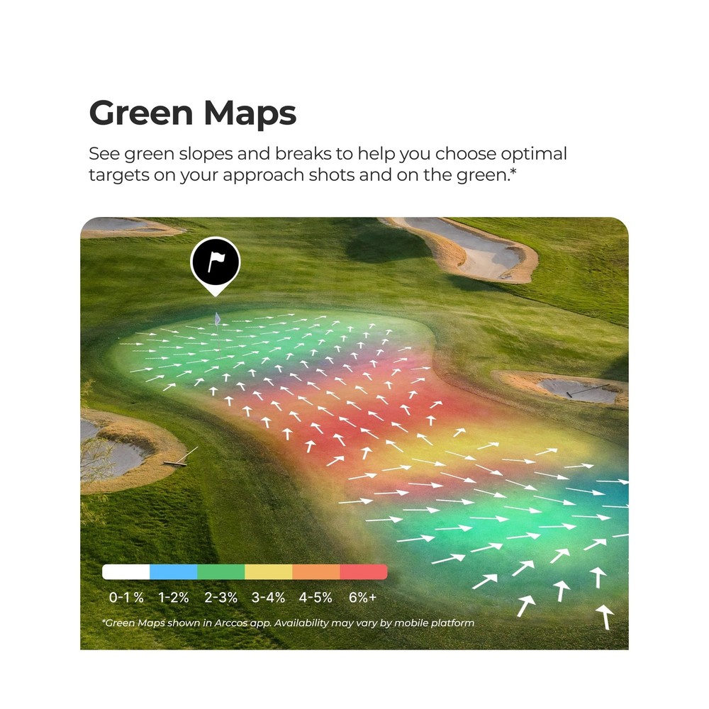Arccos Smart Laser Rangefinder with Slope & Wind – Golf AI-Powered “
