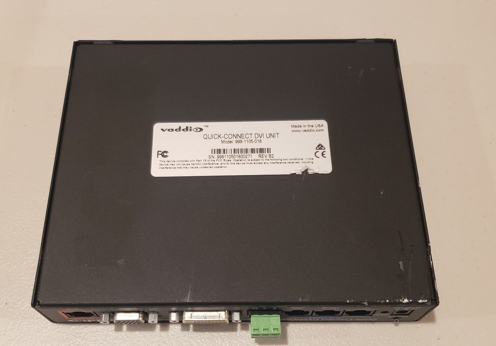 Vaddio 998-1105-018 Quick-Connect DVI/HDMI SR Interface - A