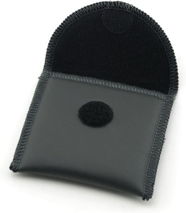 Versatile Protective Pouch for Hearing Aids - Soft Leather with Zipper Closure