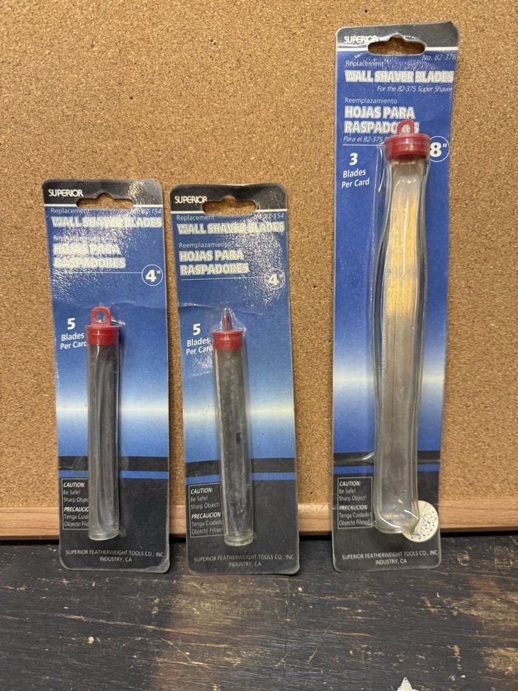 Superior Wall Shaver Blades