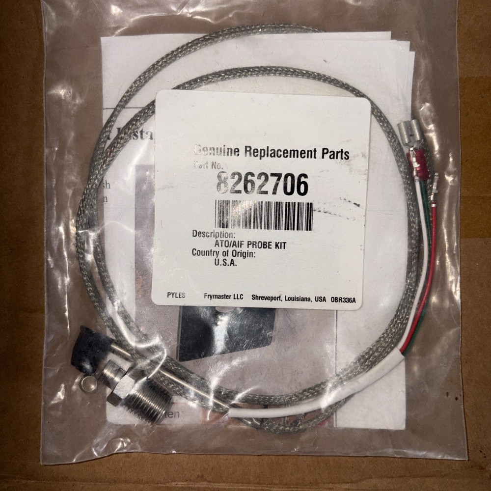 Frymaster ATO/AIF/VIB Probe Kit 8262706   (MISSING NUT SEE PIC)