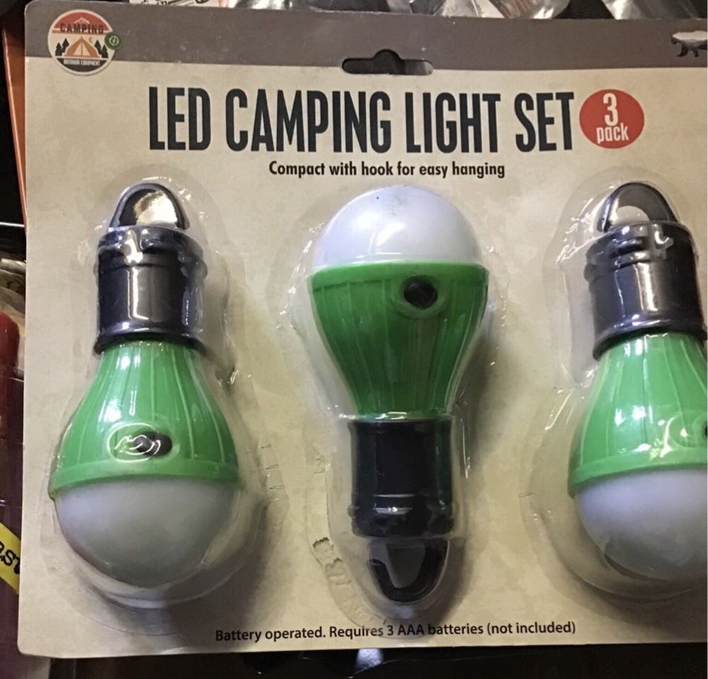 LED Camping Light Set - 3 Pack