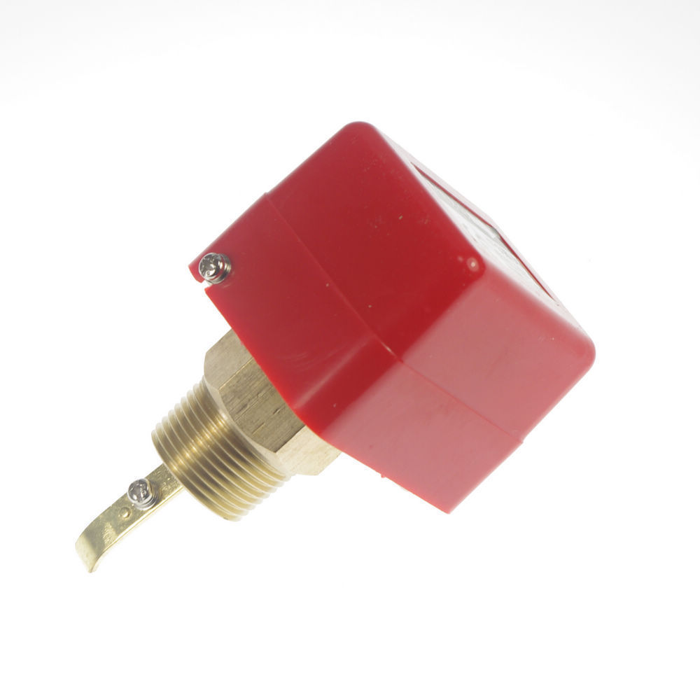 3/4" BSPP 220V 3A Water Paddle Flow Switch Thread Connection SPDT Contacts Red