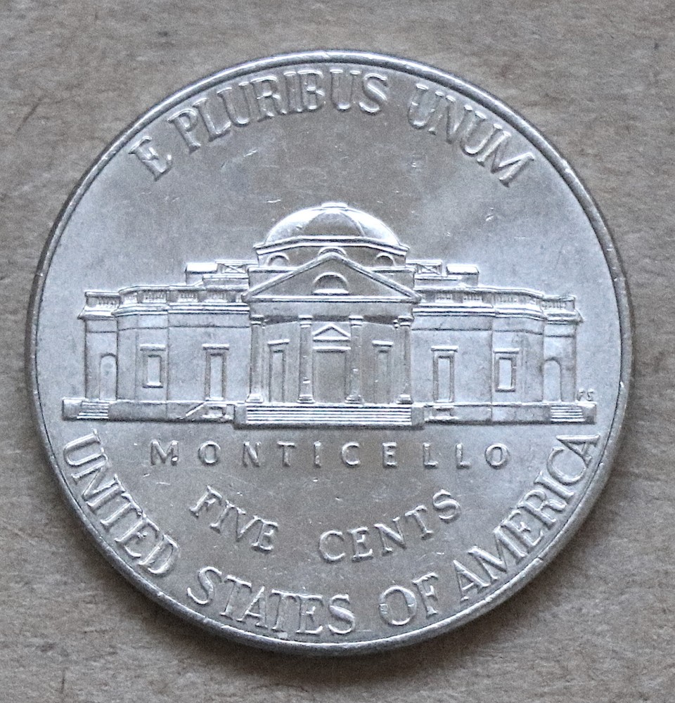 2011 D Jefferson nickel circulated