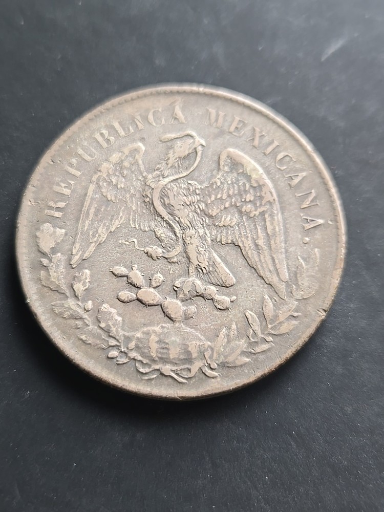 1898 GO RS Mexico Silver One Peso