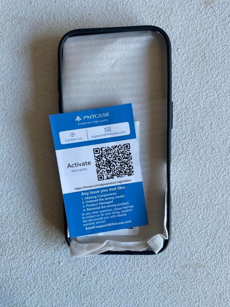 FNTCASE iPhone 17 Phone Case Magnetic Translucent Matte Black & Screen Protector
