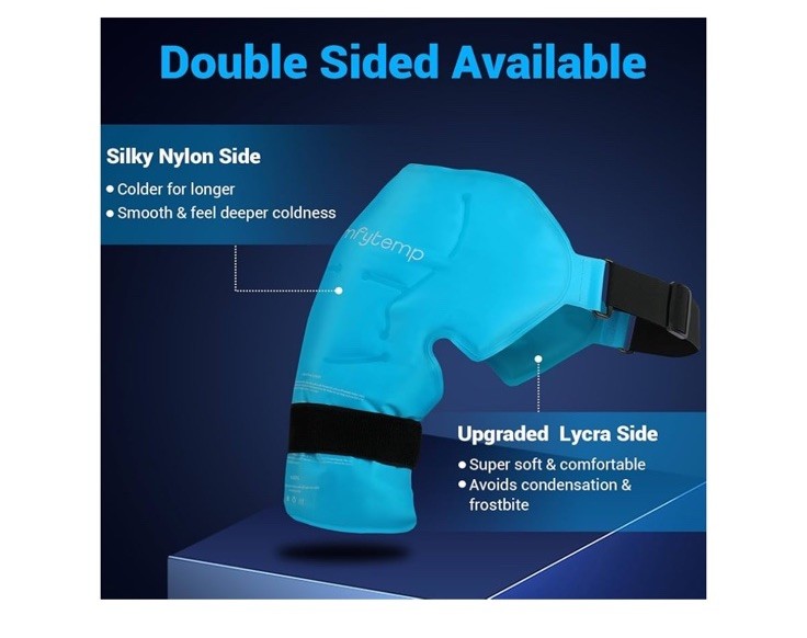 NEW - Comfytemp Sholuder Ice Pack - Therapy Wrap - Large