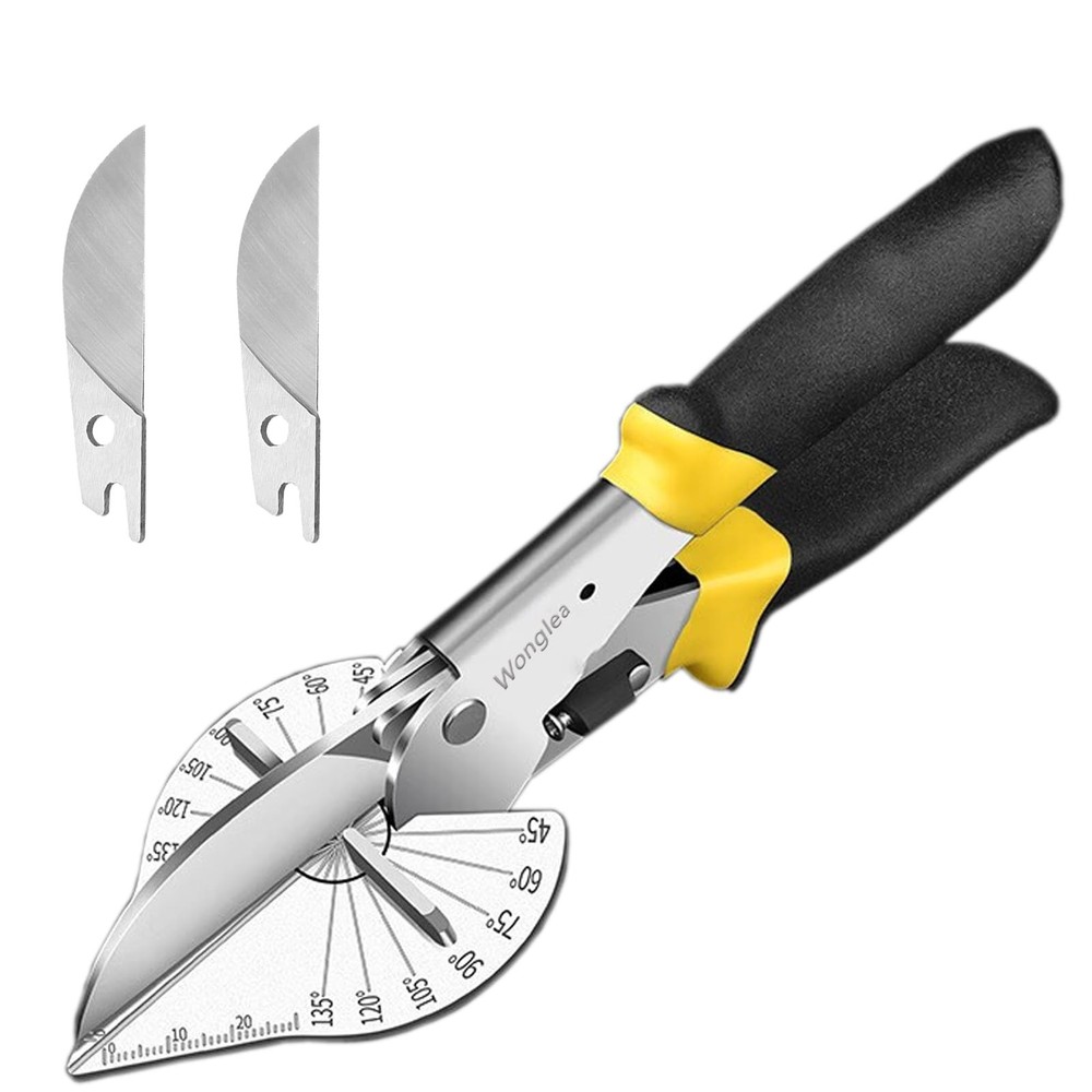 Wonglea Miter Shears,Quarter Round Cutting Tool for Angular Cutting Moulding