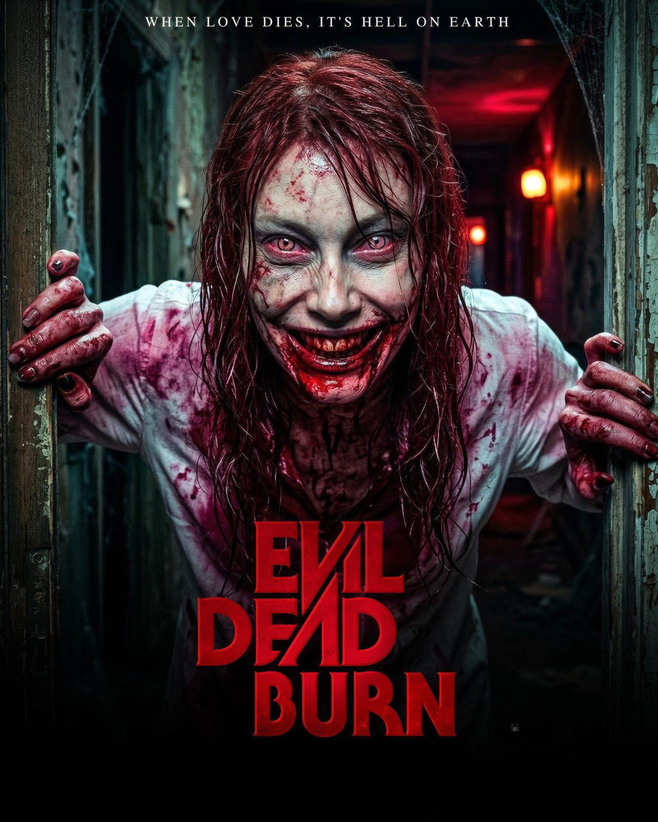 Evil Dead Burn 2026 Dark Fantasy Horror Movie Film Poster 12x15 inches