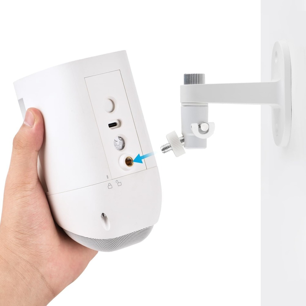 Efficient Camera Wall Mount for Ring Systems - 360° Angle, Indoor & Outdoor Use