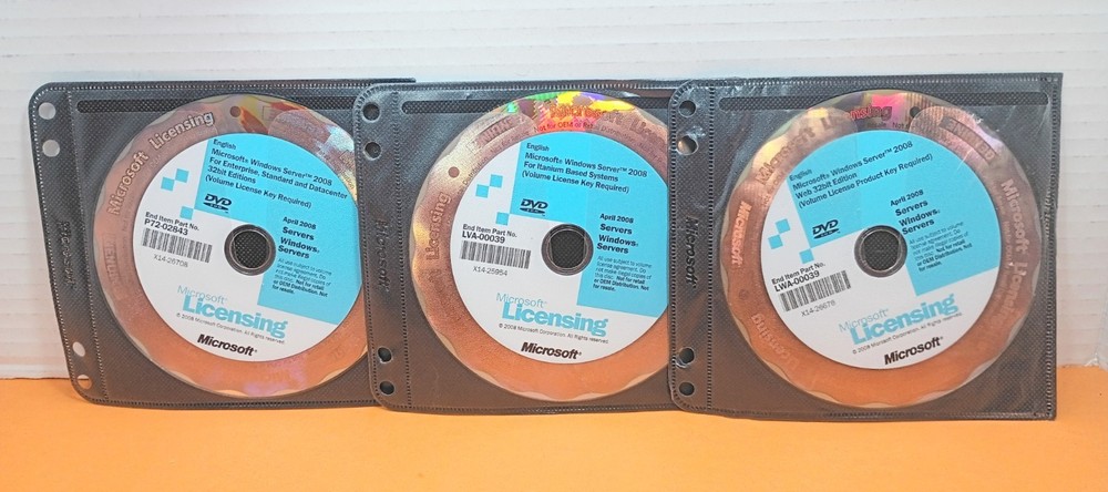 🔥 Used Microsoft licensing SQL Server Visual Studio Office Client Software CD