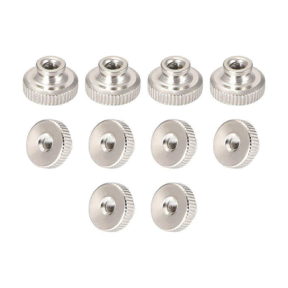10pcs Knurled Thumb Nut M3x0.5mm Iron Round Knobs Fasteners for 3D Printer