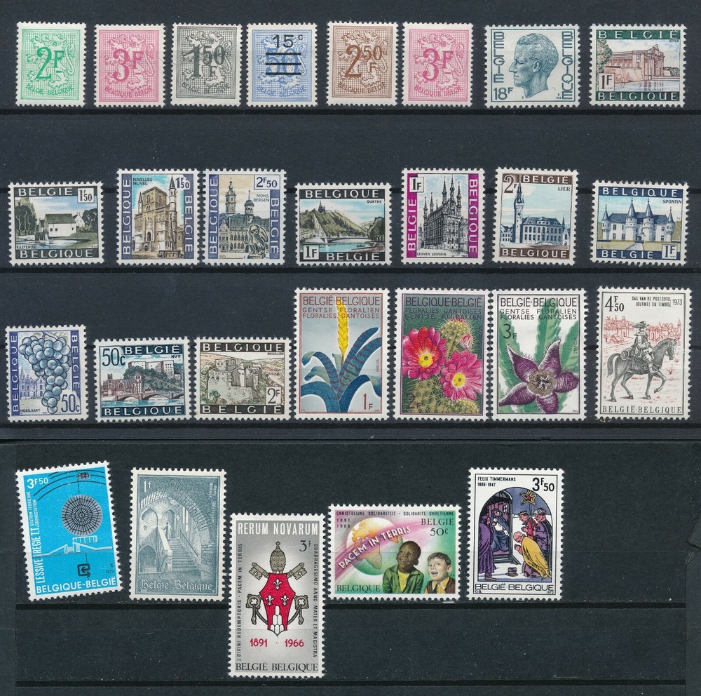 BELGIUM *150+ ALL DIFF MINT (1962-70)* MANY SETS; *GREAT VALUE*