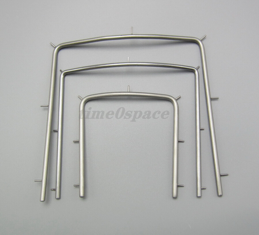 Dental Rubber Dam Sheet Frame Brackets Foldable/Plastic Black/Steel Frames Tools