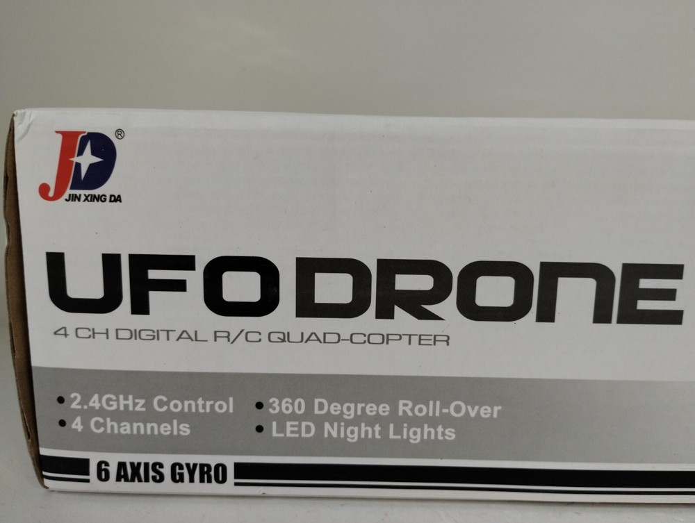 Jin Xing Da--UFO DRONE 4 CH DIGITAL R/C QUAD-COPTER