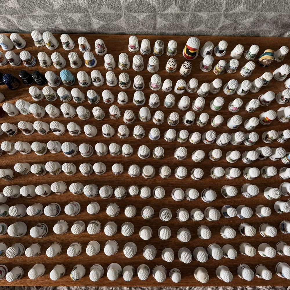 Large Thimble Collection - Over 250 Pieces