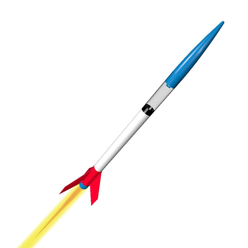 Estes Flying Model Rocket Kit Camp Rocket - Single Bulk Kit No Fancy Packaging