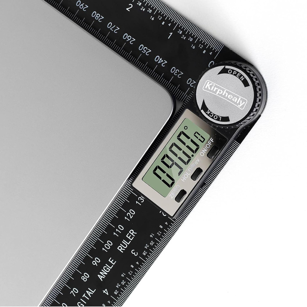 Digital Angle Finder Protractor, 7Inch 200Mm Angle Gauge Professional Measuring
