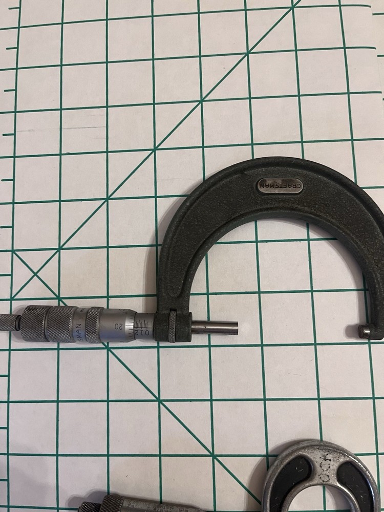 Starrett And Craftsman Outside Micrometers