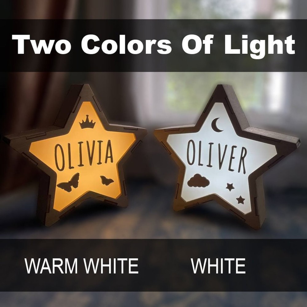 Custom Night Light - Personalized Night Light - Room Decor Kids
