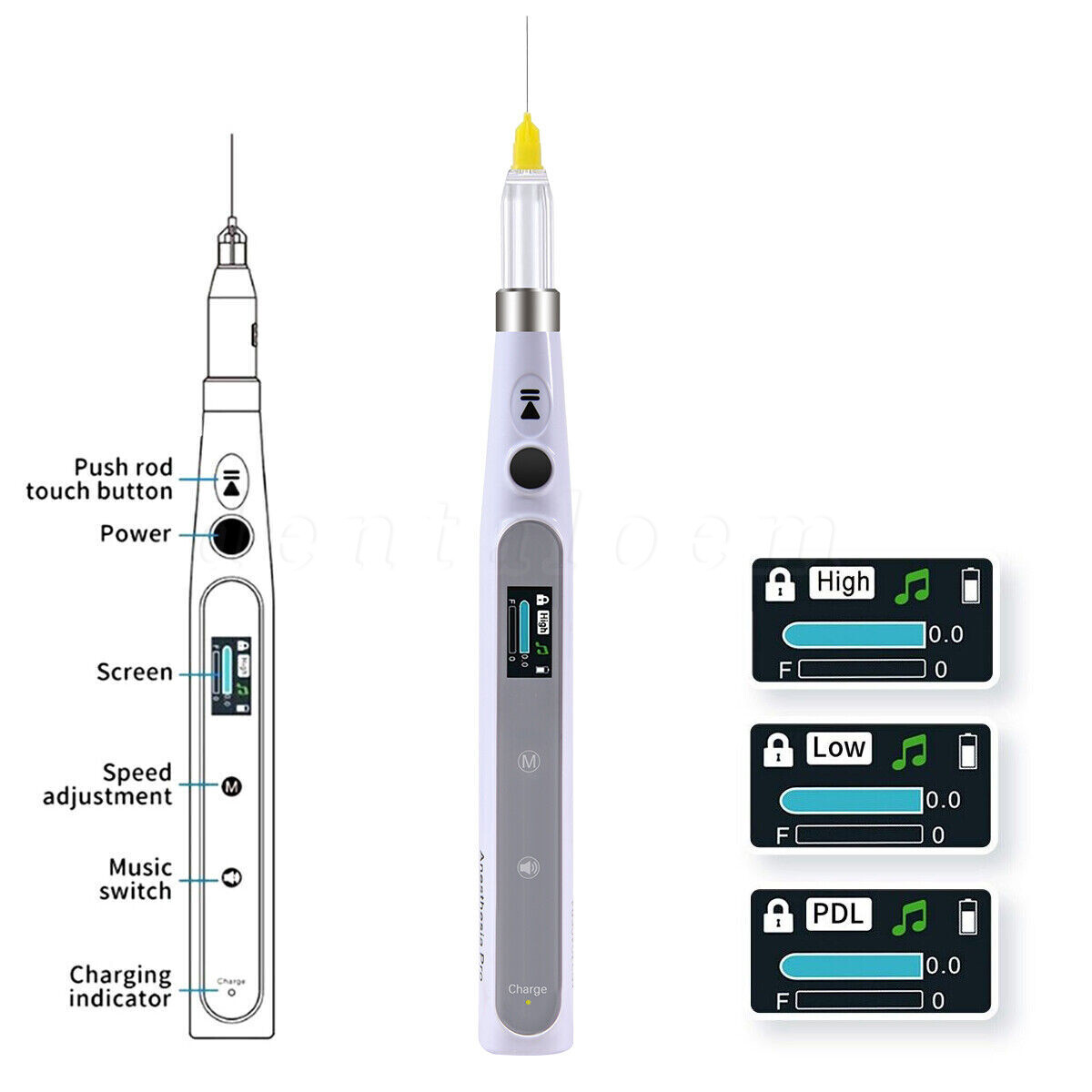 Woodpecker Style Dental Painless Oral Local Anesthesia Device Injection Pen