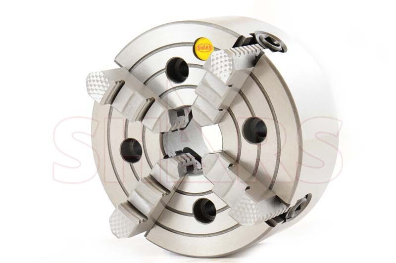 Shars 6" 4 Jaw Independent Lathe Chuck with TIR Certification New R[