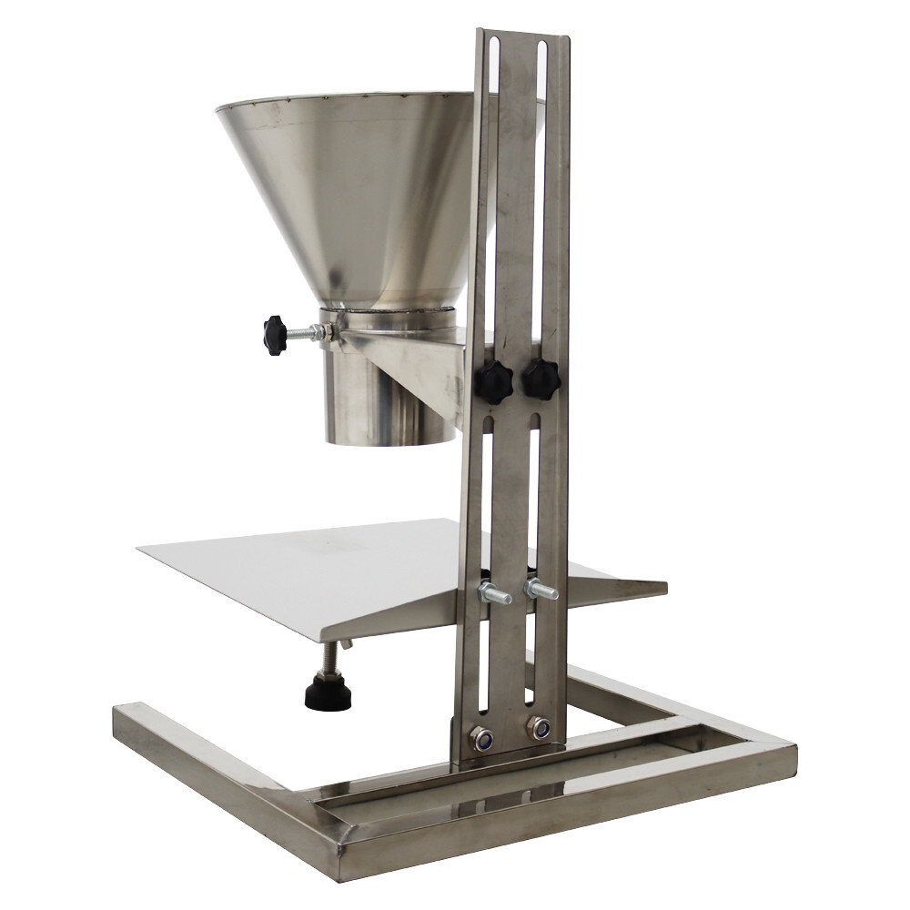4" Funnel Filling Station with Stand & Scale Support for Quantitative Packaging