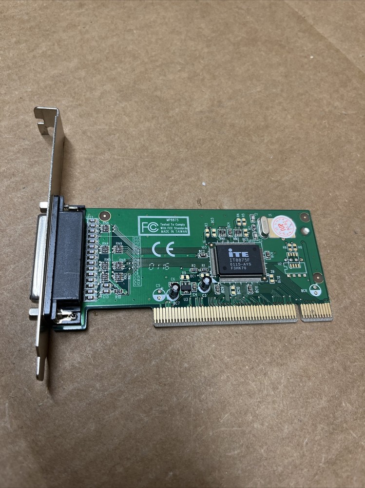 iTE MP8875 Parallel PCI Controller Card Pre-owned IT8875F