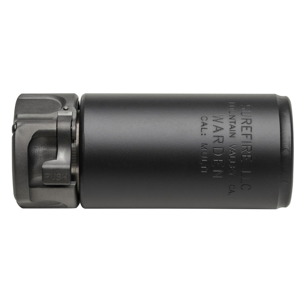 SureFire Warden Fast-Attach Blast Regulator Multi Cal. Black | WARDEN-BK