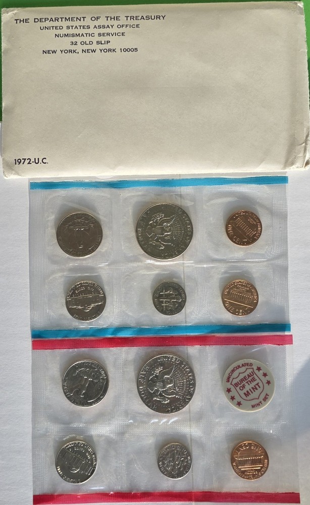 1971-1981 U.S. Mint Uncirculated Sets - 11 Sets - All From Original Purchaser