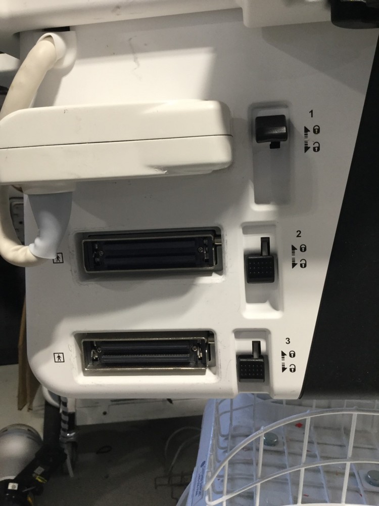 GE DOCKING CART WITH TRIPLE PROBE CONNECTOR-DOCKING