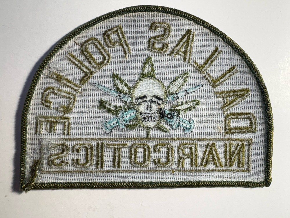 Dallas Texas Police Narcotics Patch