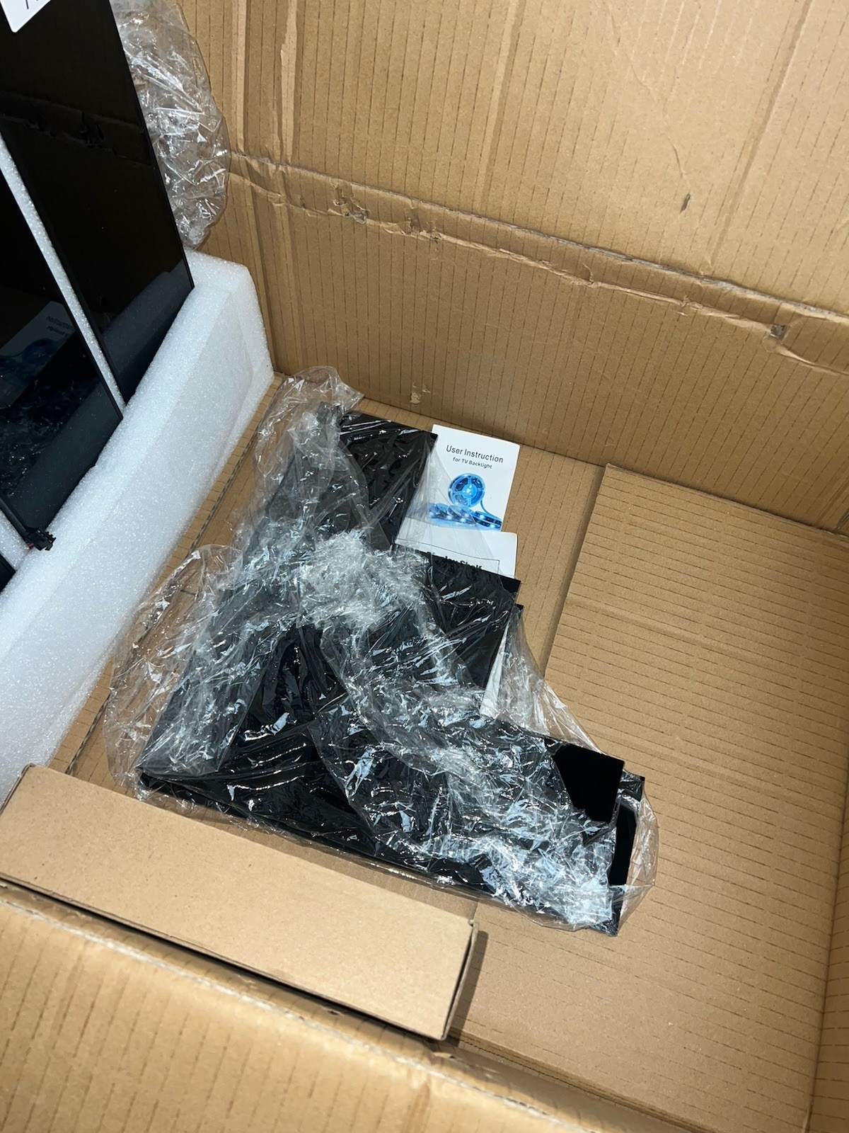 24" 3-Step LED Light Liquor Bottle Display Glowing Bar Shelf