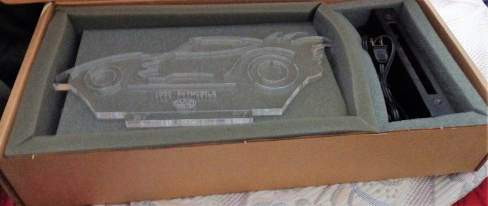 "Buzzy Light" Light Sculptures by Buzzy Trusiani - 1990 Batmobile (COA)