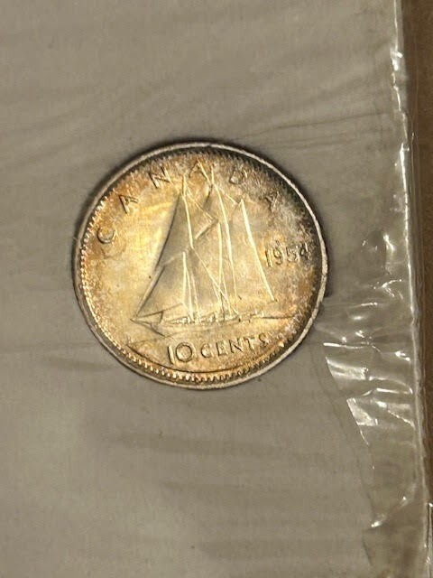 1954 Canada Original Proof Like Mint Coin Set