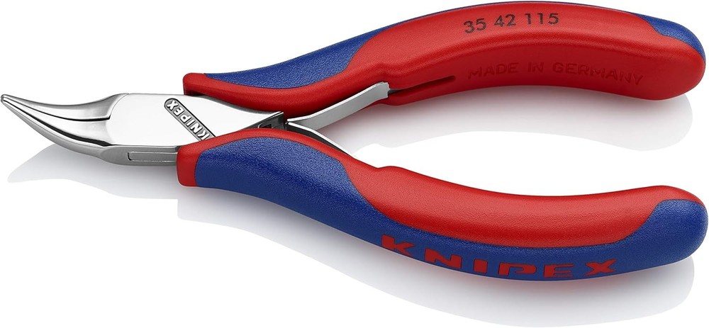 KNIPEX - 35 42 115 Tools - Electronics Pliers, Half Round 4.5-Inch, Multi