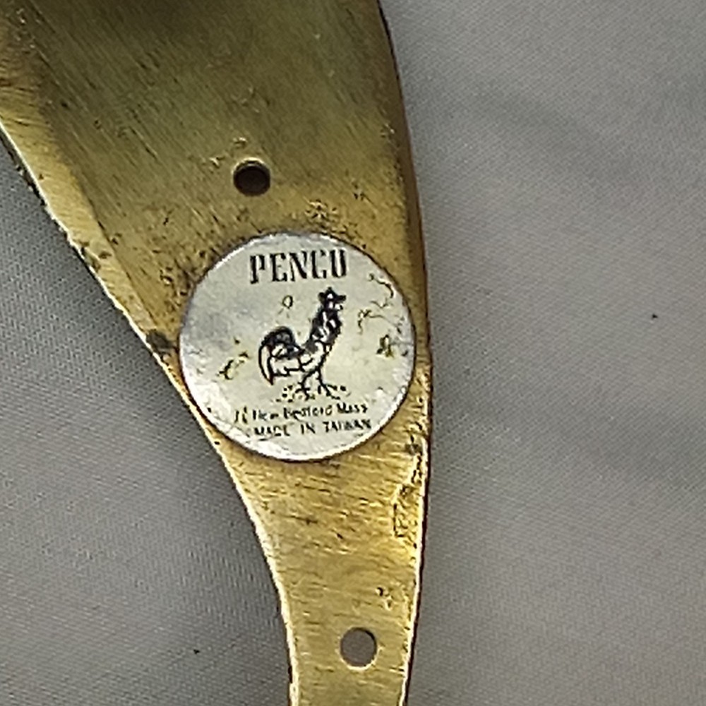 Solid Brass Dolphin Door Knocker with Strike Plate Ocean Beach Theme 7" Penco