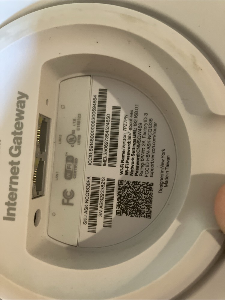Verizon Internet Gateway (ask -ncq1338FA)